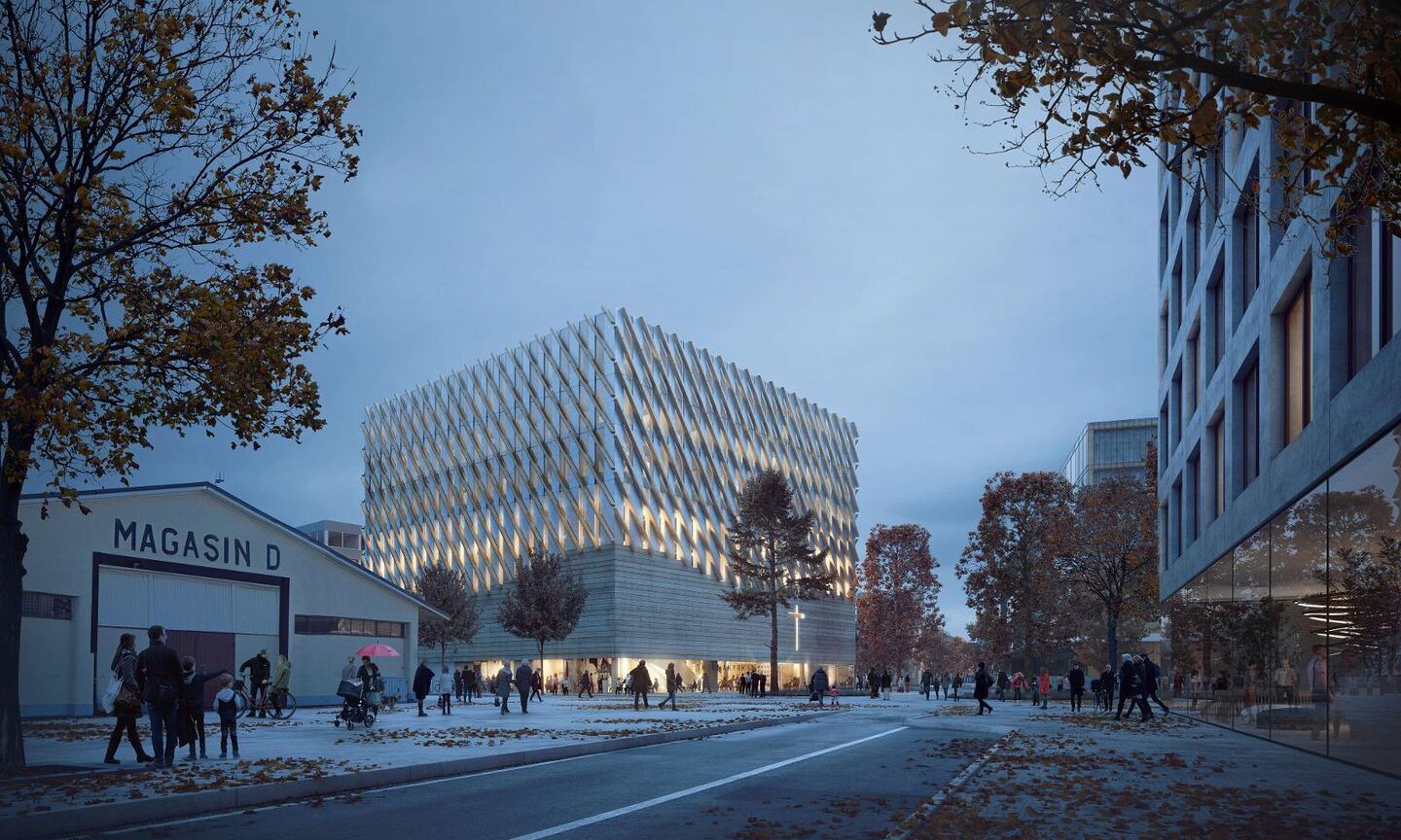 Kyrkan kommer att vara placerad på Hisingen vid Göta älv och kommer att ligga i en ny stadsdel där en ny konsthall ska byggas och där det även blir tusentals nya bostäder samt arbetsplatser.