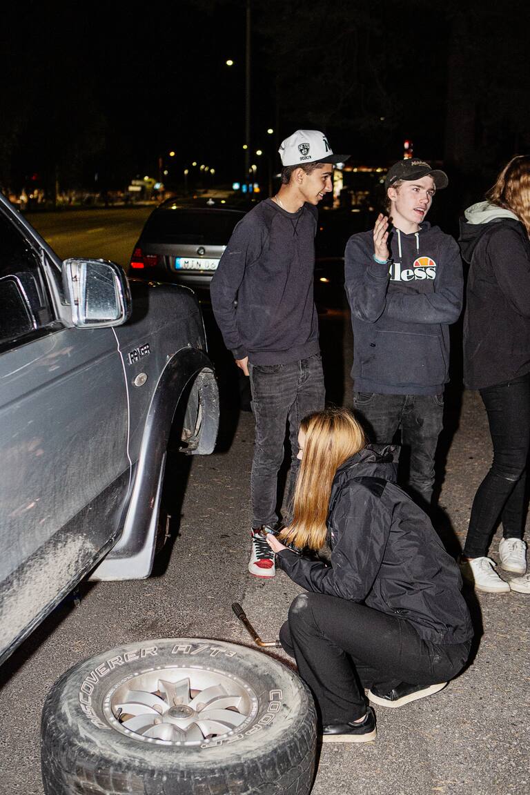 Dagen på plats i Nordmaling för att besöka "Pingst drive in". Pingstkyrkan i Nordmaling har öppet för traktens EPA-ungdomar varje fredagkväll.