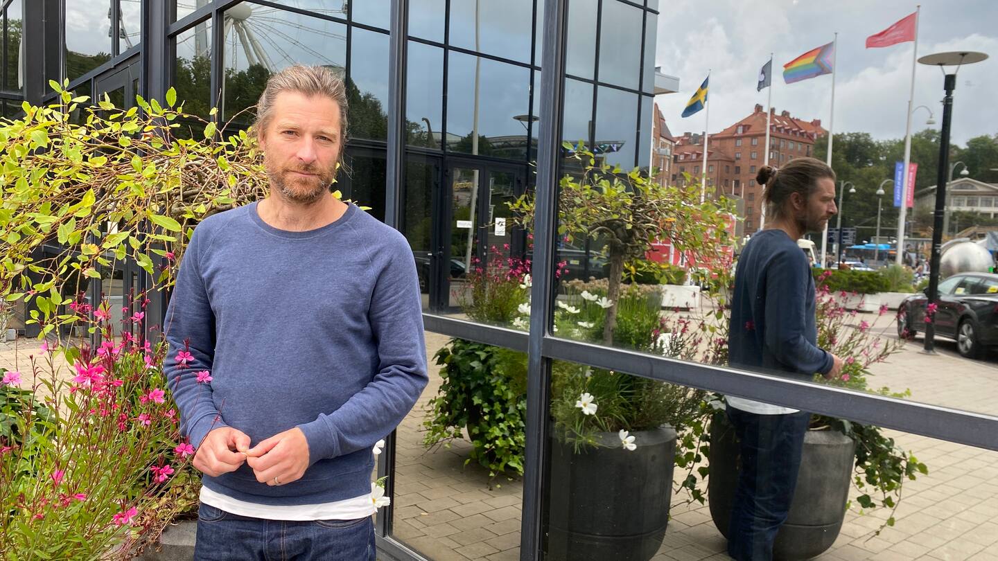 Markus Torgeby, löpare, föreläsare och författare till boken "En plats på jorden" som han gjort tillsammans med hustrun Frida Torgeby.