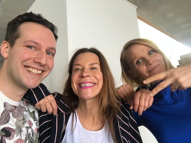 Daniel Wistrand, Caroline af Ugglas och Malin Aronsson.