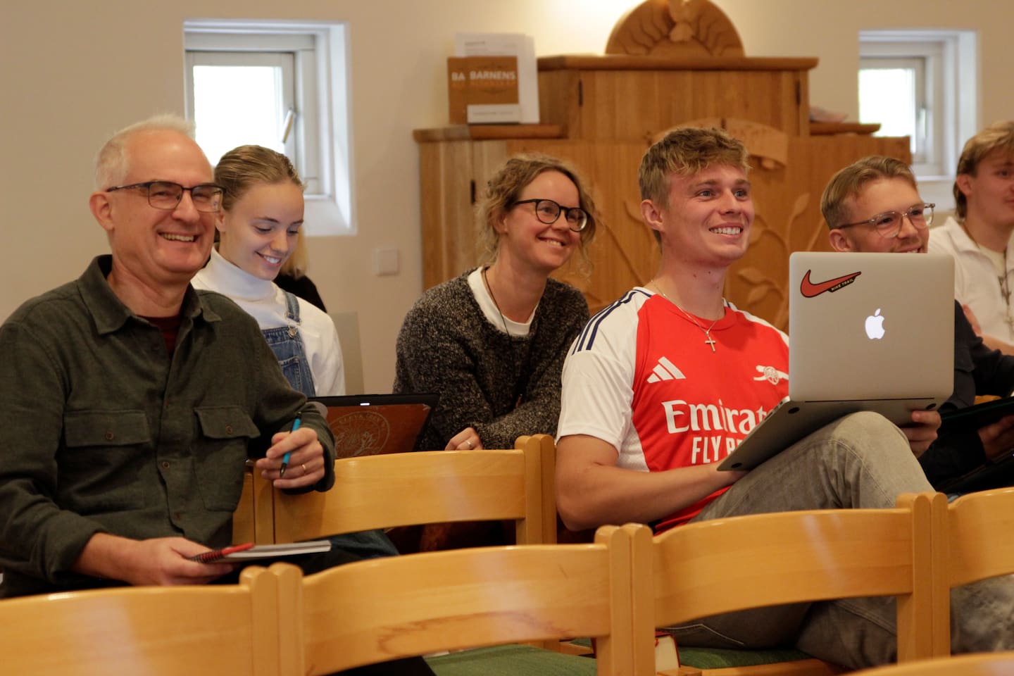 Studenter vid Johannelunds teologiska högskola i Uppsala.