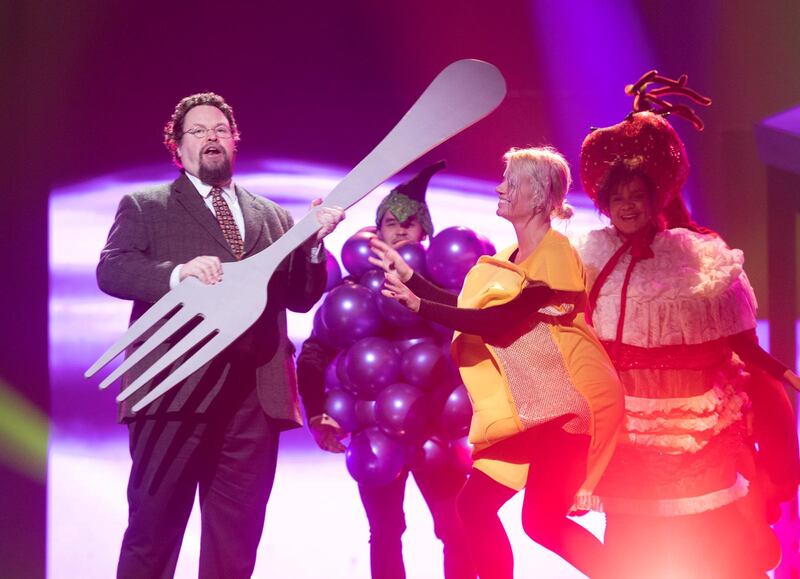 Repetition inför Melodifestivalens första deltävling år 2018.