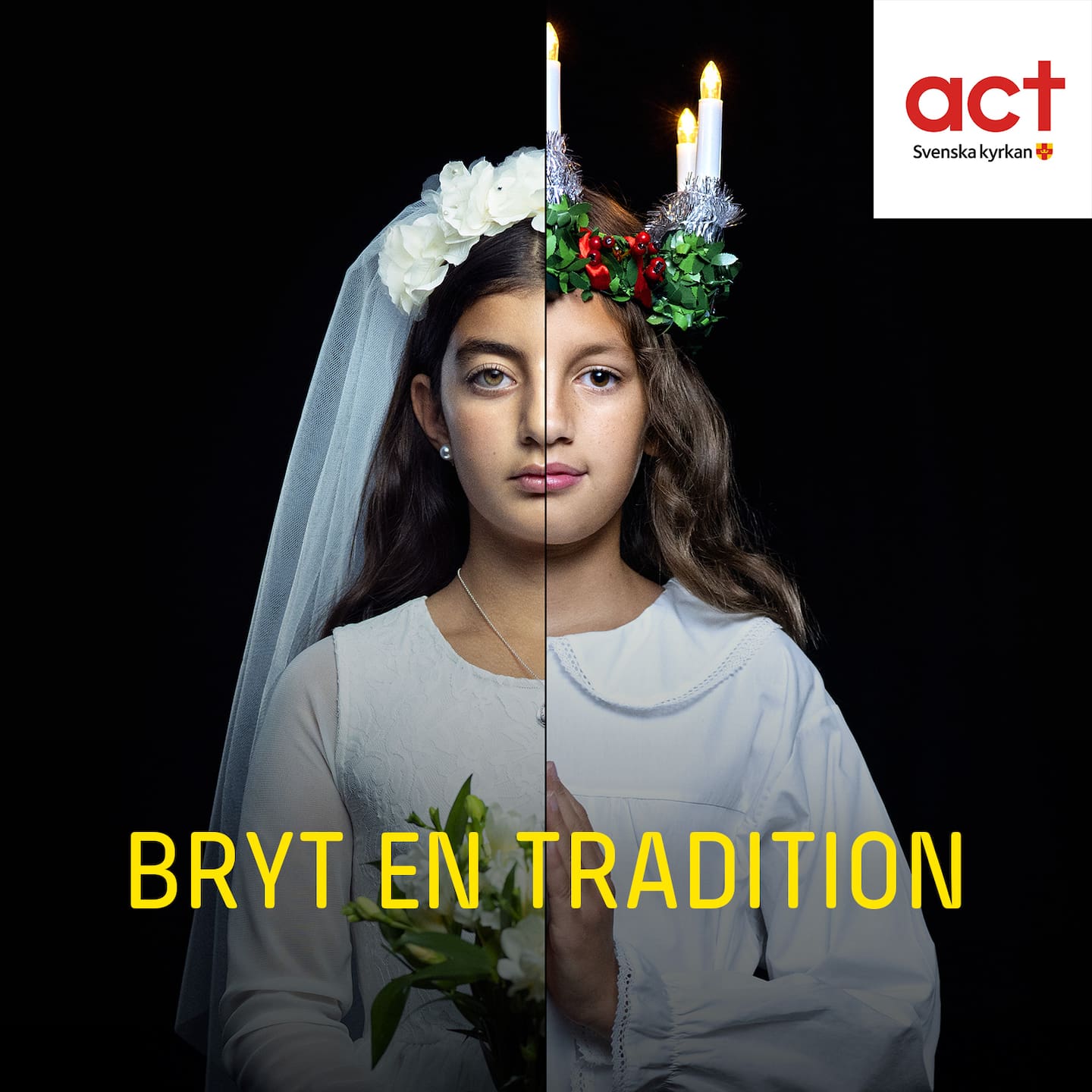 Act Svenska kyrkan affisch "Bryt en tradition".