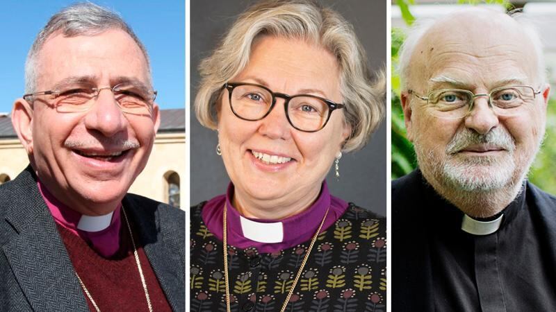 Biskop Munib Younan, tidigare ordförande för Lutherska världsförbundet, Eva Nordung Byström, biskop i Härnösand och Anders Arboreius, kardinal i Katolska kyrkan, deltar alla i mötet i Sigtuna.