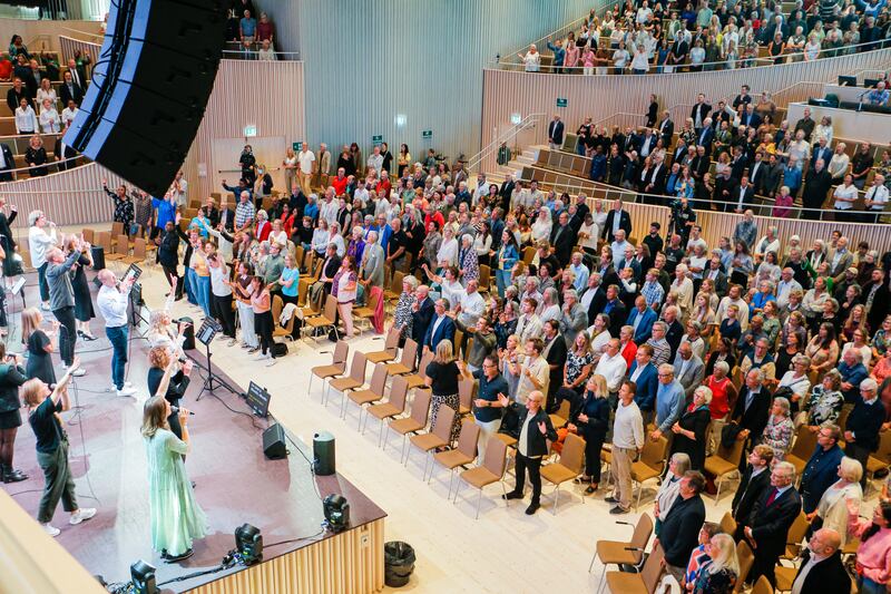 Invigning av nya Frihamnskyrkan i Göteborg 17 september 2023.