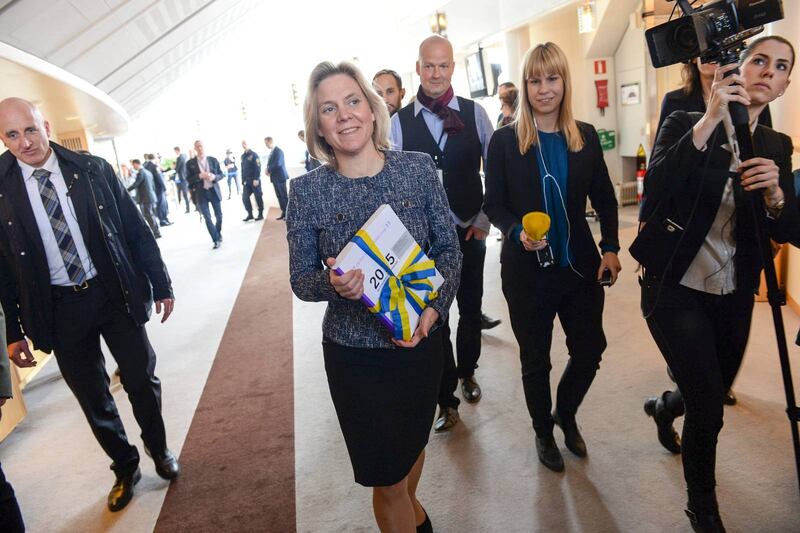 Finansminister Magdalena Andersson.