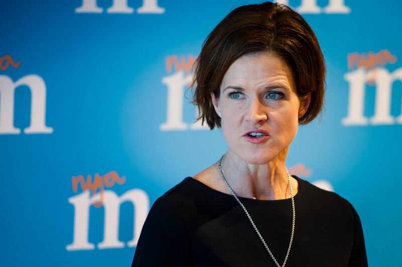 Partiledaren Anna Kinberg Batra
