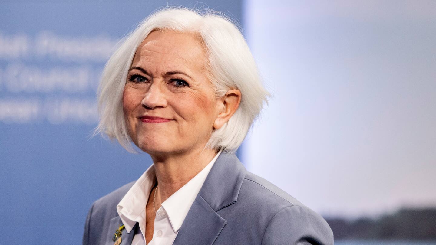 Sjukvårdsminister Acko Ankarberg Johansson (KD).