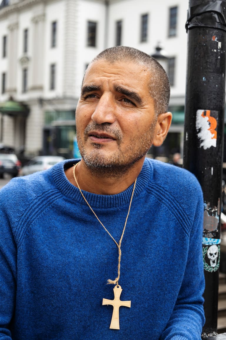Kavian Ferdowsi, eldsjäl för hemlösa.