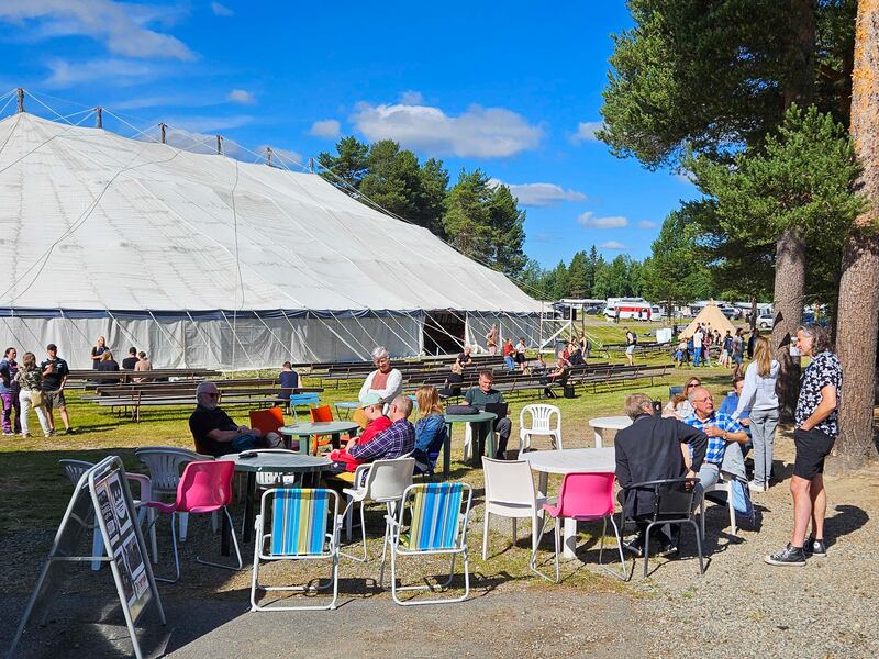 Miljöbild från Lapplandsveckan 2023.