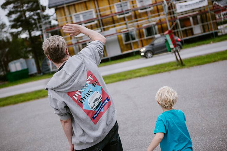 Dagen på plats i Nordmaling för att besöka "Pingst drive in". Pingstkyrkan i Nordmaling har öppet för traktens EPA-ungdomar varje fredagkväll.