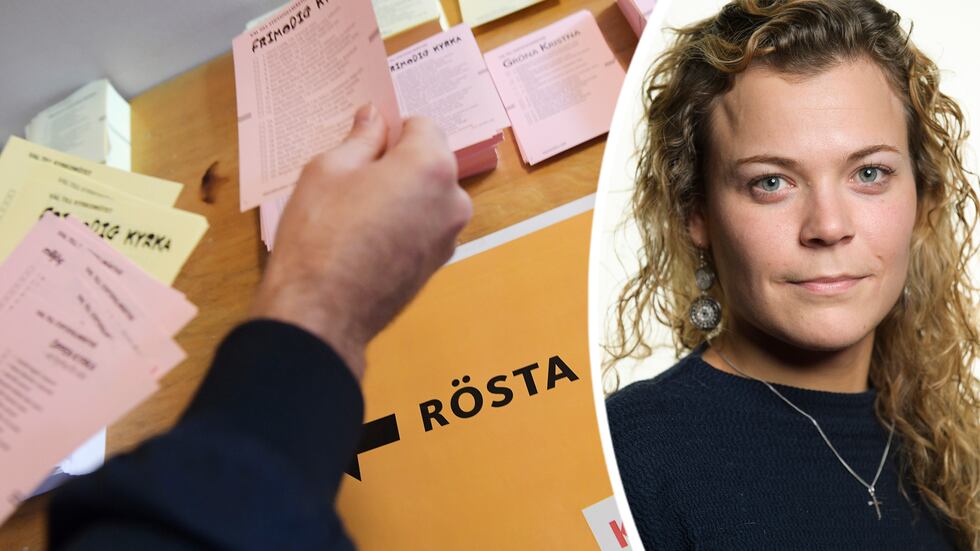 Henrik Montgomery / TT & Magnus Aronson / Ikon Amanda Carlshamre, ordförande i Partipolitiskt obundna i Svenska kyrkan (Posk).