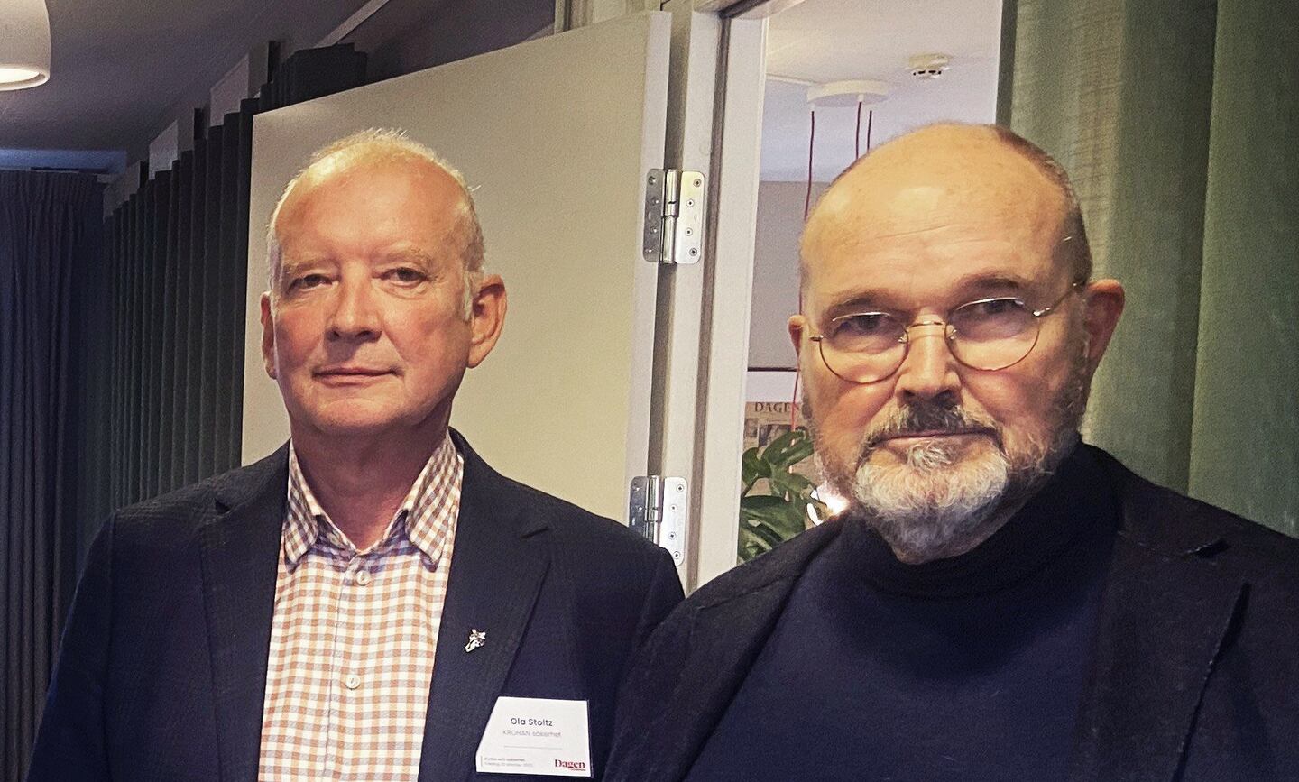 Stefan Kinert och Ola Stoltz, Kronans säkerhet.