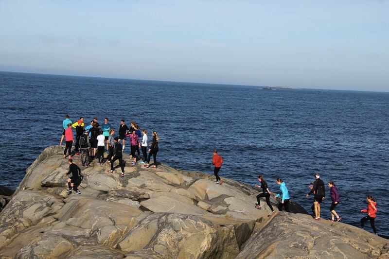 Löparläger på Öckerö.
