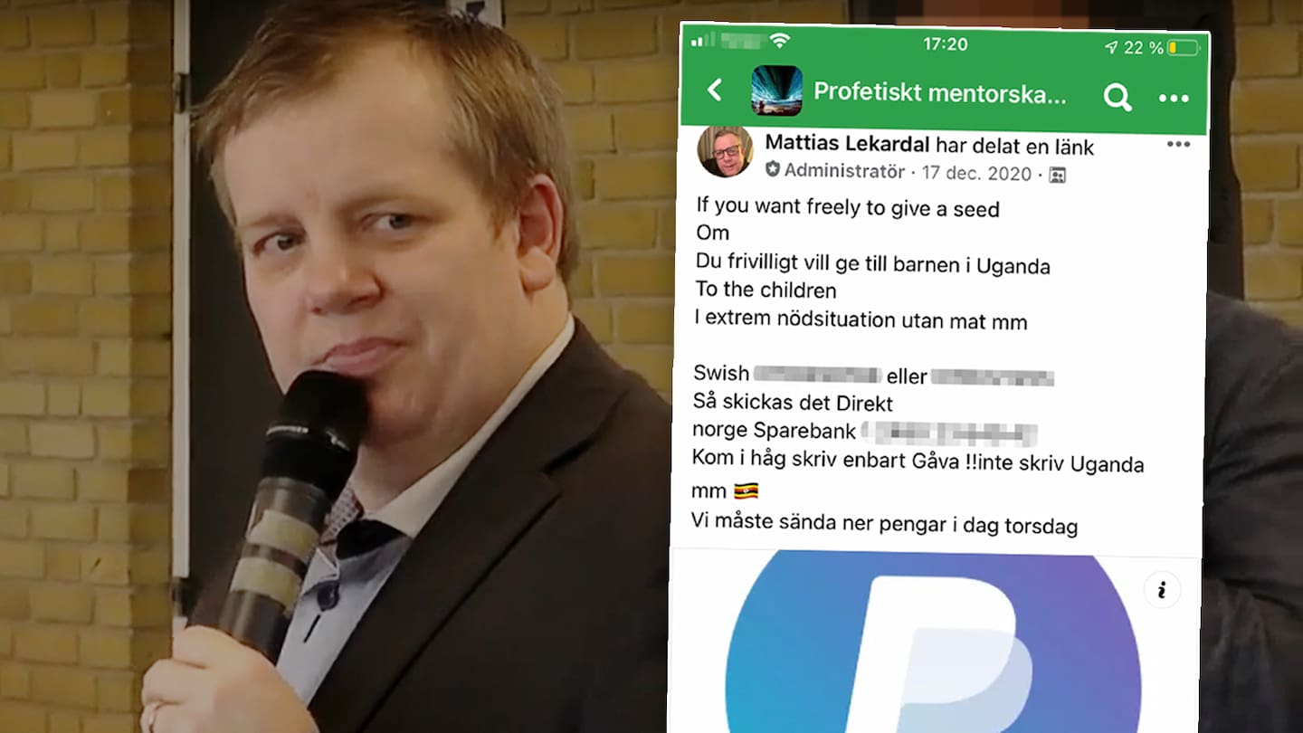 Mattias Lekardal har vid ett tiotal tillfällen de senaste två åren vädjat om akut hjälp till mat för bland annat barn i Uganda som hans missionsorganisation Divine Favour Mission, DFM, stöttar.