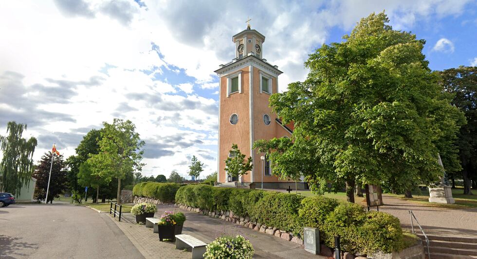 Google Earth Pro Mönsterås kyrka.