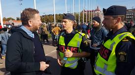 Equmeniakyrkans Lasse Svensson manifesterade mot nazism