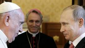 Putin nu villig att möta påven för fredssamtal
