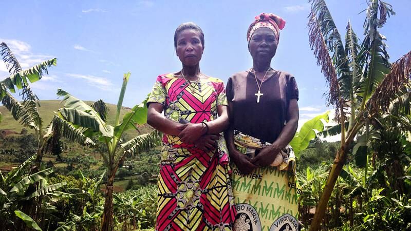 Domitila och Marcelina lever i Kongo-Kinshasa.
