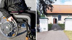 Man i rullstol försökte anmäla Bergshammars kyrka för mordförsök